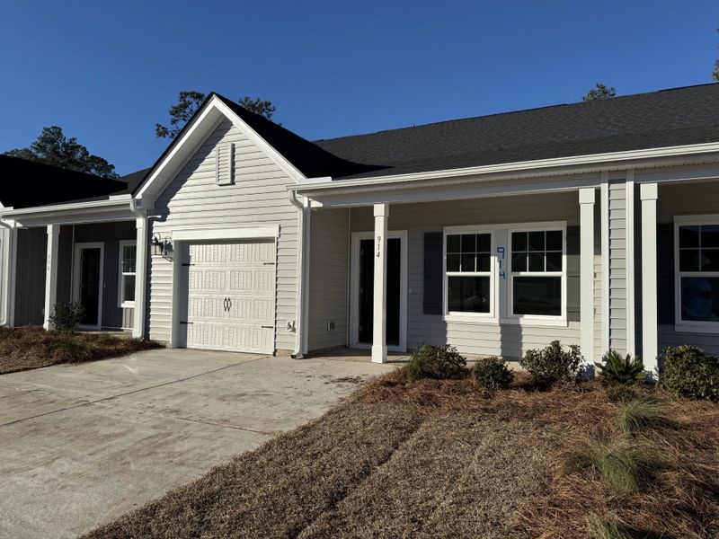 Exterior details and patio area of a home in Hammock Walk at Nexton, Summerville (Image 3). Exterior details and patio area of a home in Hammock Walk at Nexton, Summerville (Image 3).