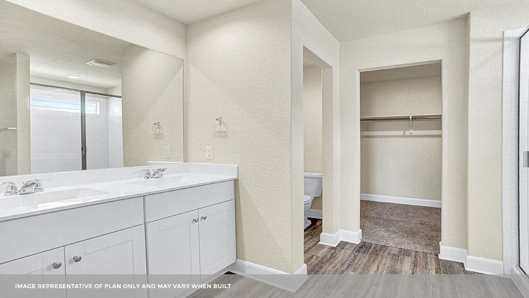 Furnished interior view inside a new home in Carillon, Manor (Image 3). Furnished interior view inside a new home in Carillon, Manor (Image 3).