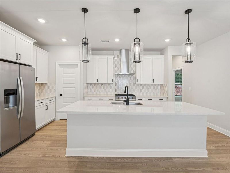 Furnished interior view inside a new home in Hawthorne Station, College Park (Image 4).