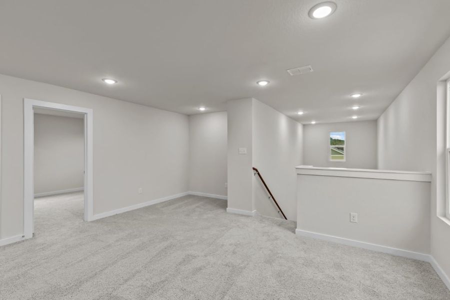 A room with white walls.