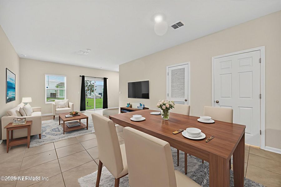 Furnished interior view inside a new home in , St. Augustine (Image 10).