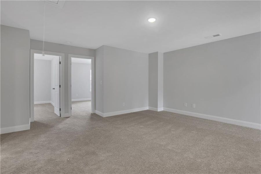 Spacious, unfurnished interior of a new home in Villas at Dawsonville Townhomes, Dawsonville (Image 32). Spacious, unfurnished interior of a new home in Villas at Dawsonville Townhomes, Dawsonville (Image 32).