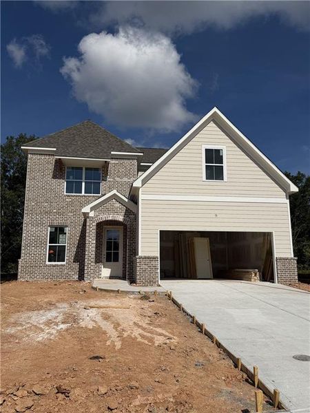 In-progress construction of a new home in Linden Grove, Powder Springs, GA (Image 5).