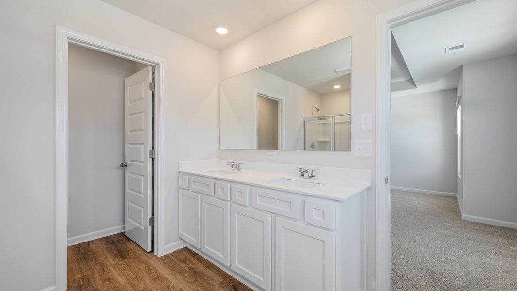 Furnished interior view inside a new home in Shoal Creek, Hampton (Image 8).