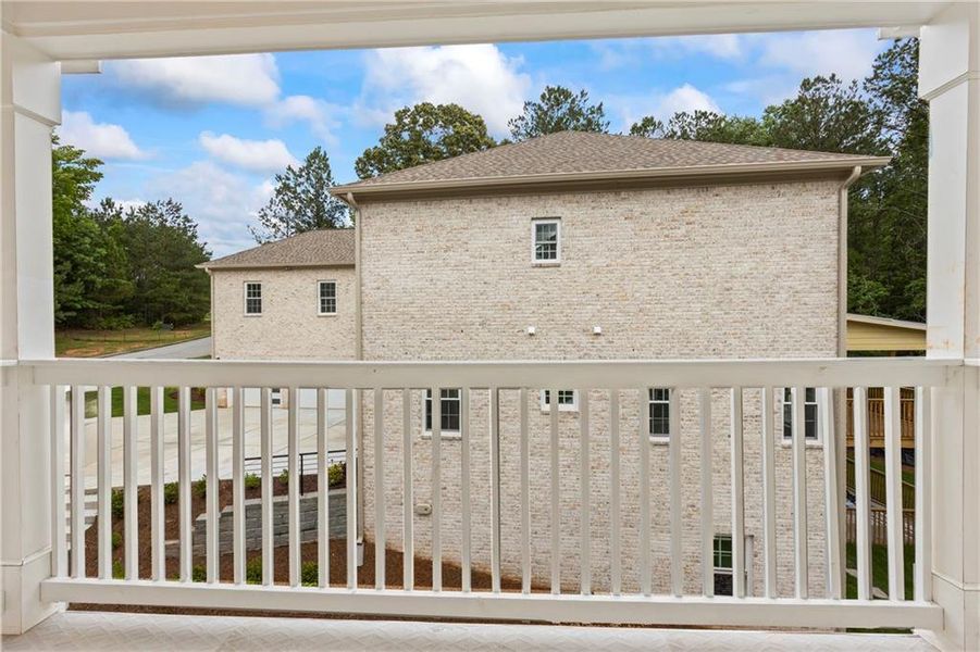 Front exterior of a new home in , Fairburn, GA, highlighting curb appeal (Image 30).