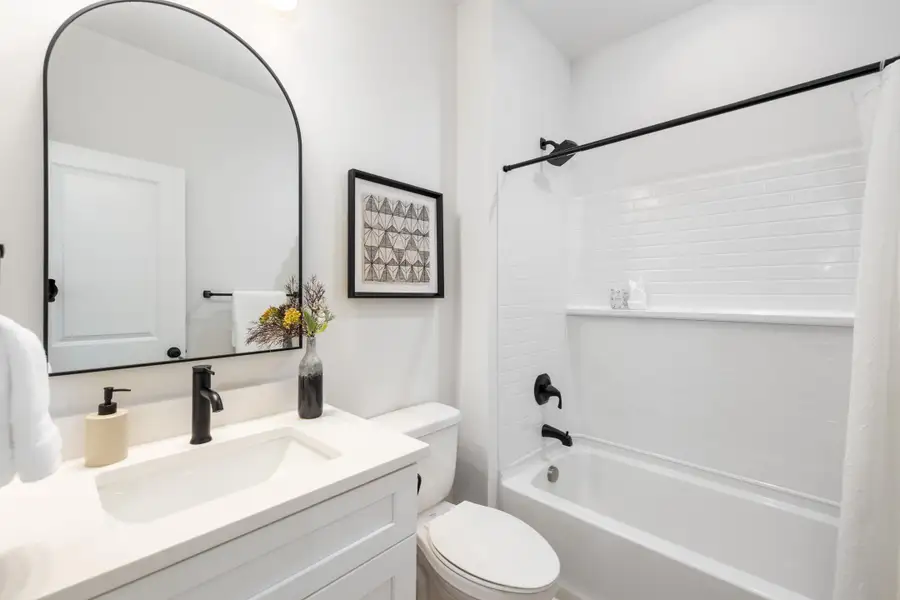 Furnished interior view inside a new home in , Charleston (Image 23).