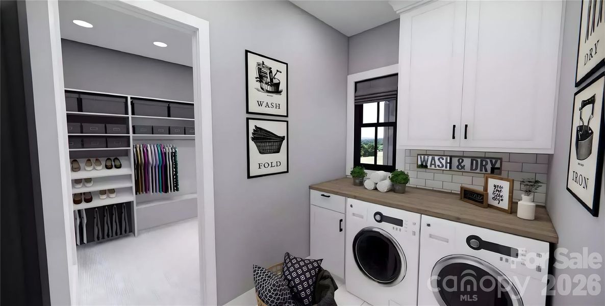 Furnished interior view inside a new home in , Mooresville (Image 21).