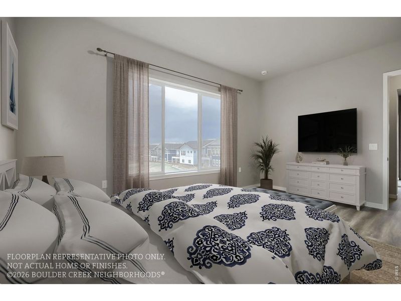 Furnished interior view inside a new home in , Fort Collins (Image 16). Furnished interior view inside a new home in , Fort Collins (Image 16).