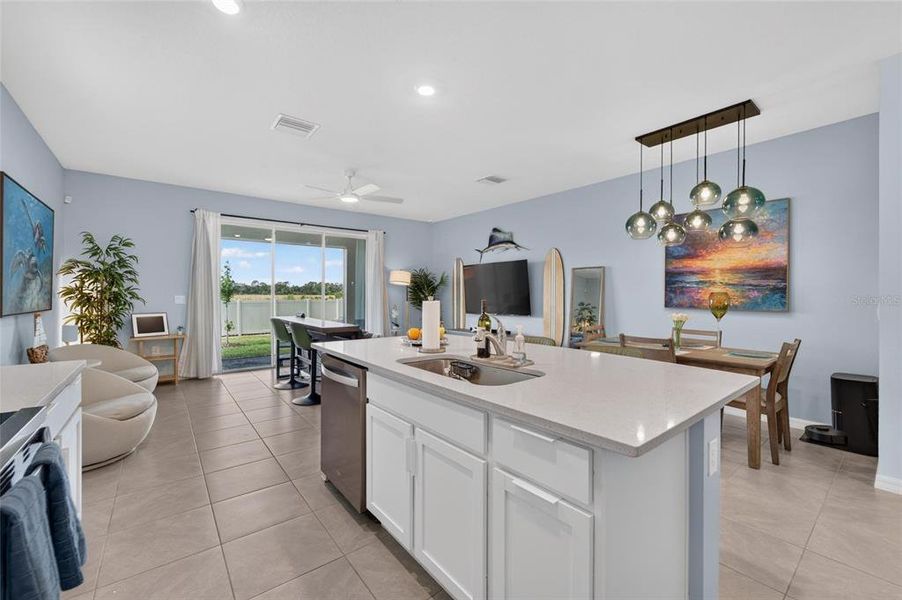 Furnished interior view inside a new home in Mangrove Point, Apollo Beach (Image 32).