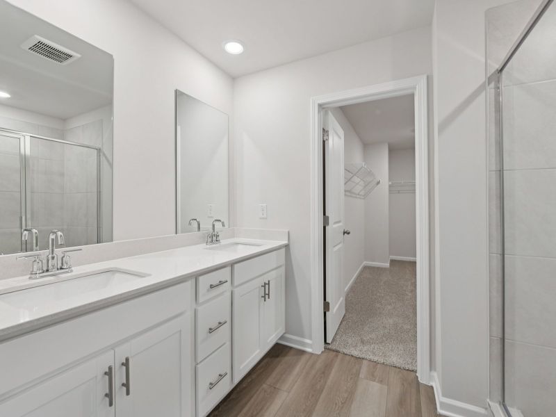 Furnished interior view inside a new home in Preserve at Mountain Creek, Pendergrass (Image 9).