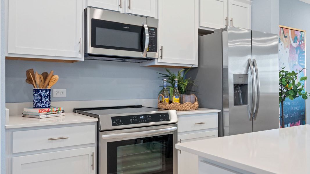 Furnished interior view inside a new home in Avery Centre, Round Rock (Image 19).