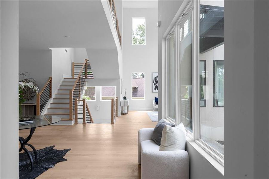 Furnished interior view inside a new home in , Atlanta (Image 57).