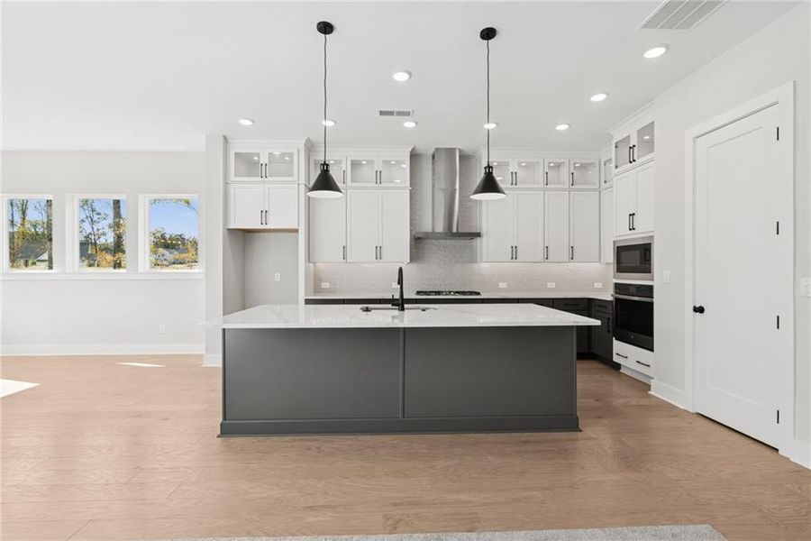 Furnished interior view inside a new home in Settingdown Farms, Cumming (Image 7).