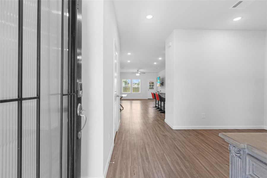 Furnished interior view inside a new home in Lakes at Black Oak, Magnolia (Image 13).
