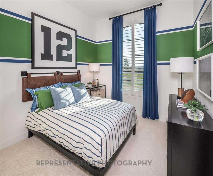 Furnished interior view inside a new home in Sandbrock Ranch, Aubrey (Image 34).