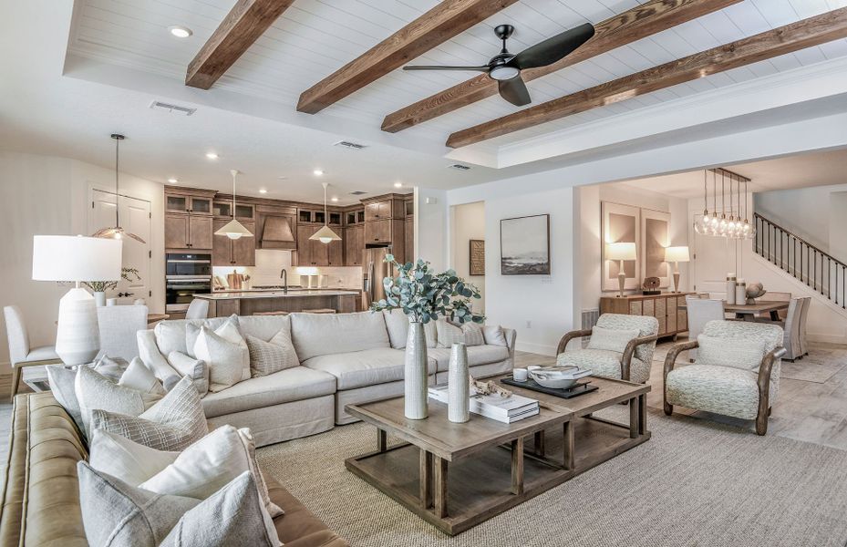 Furnished interior view inside a new home in Riverwood, Zephyrhills (Image 20).