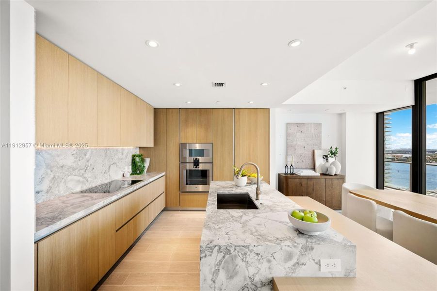 Furnished interior view inside a new home in Five Park, Miami Beach (Image 30). Furnished interior view inside a new home in Five Park, Miami Beach (Image 30).