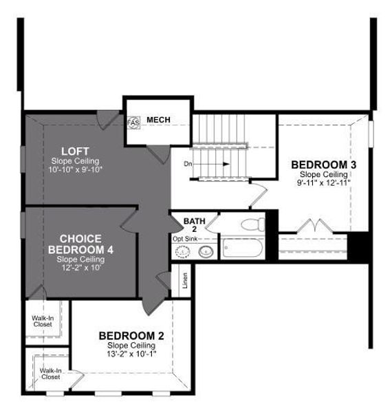 Beazer Homes Chalk Hill Cascade Floorplan.
