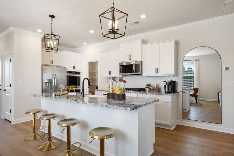 Representative furnished interior of a home built from the Lacey - Vanguard Collection by Mungo Homes in Sweetbrier, Durham (Image 4).
