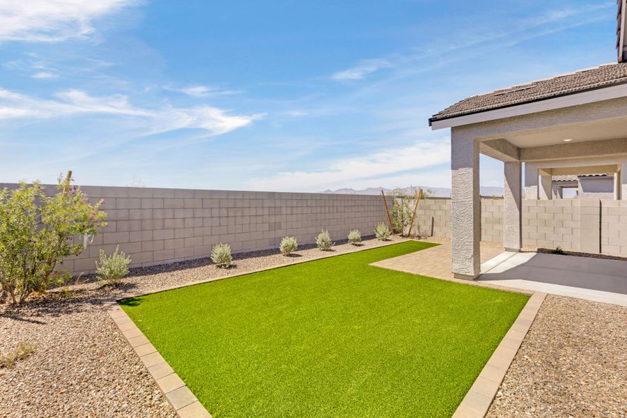 Exterior details and patio area of a home in Blackhawk, Tucson (Image 11). Exterior details and patio area of a home in Blackhawk, Tucson (Image 11).