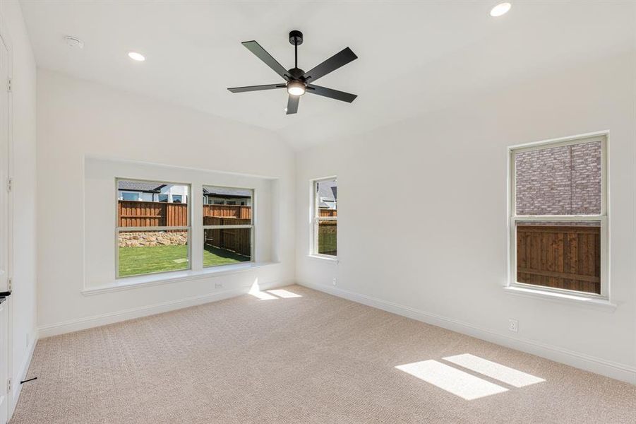 Spacious, unfurnished interior of a new home in Windsong Ranch Classic 61, Prosper (Image 24). Spacious, unfurnished interior of a new home in Windsong Ranch Classic 61, Prosper (Image 24).