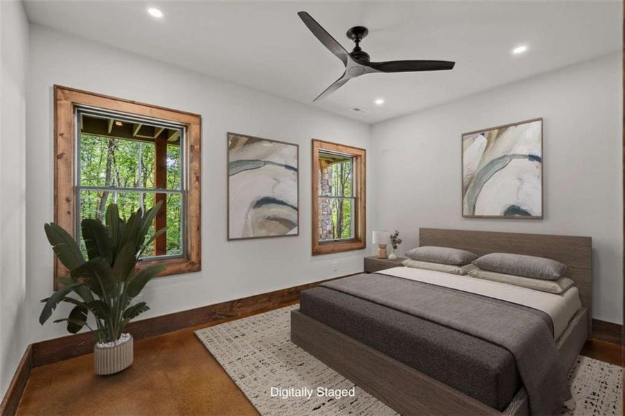 Furnished interior view inside a new home in , Young Harris (Image 19).