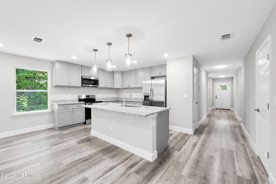 Furnished interior view inside a new home in , Jacksonville (Image 3).