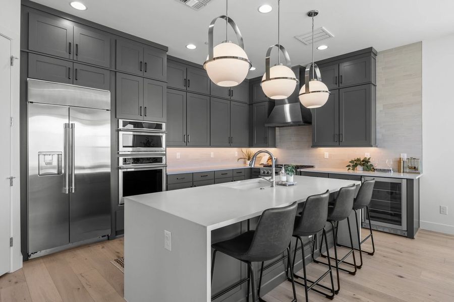 Representative furnished interior of a home built from the Ridgeline by KLMR Homes in Bellos at The Summit, Fountain Hills (Image 17).