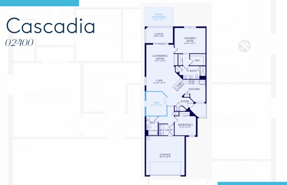 2D floor plan layout of this home in Del Webb Catalina, Lakewood Ranch, FL (Image 2). 2D floor plan layout of this home in Del Webb Catalina, Lakewood Ranch, FL (Image 2).