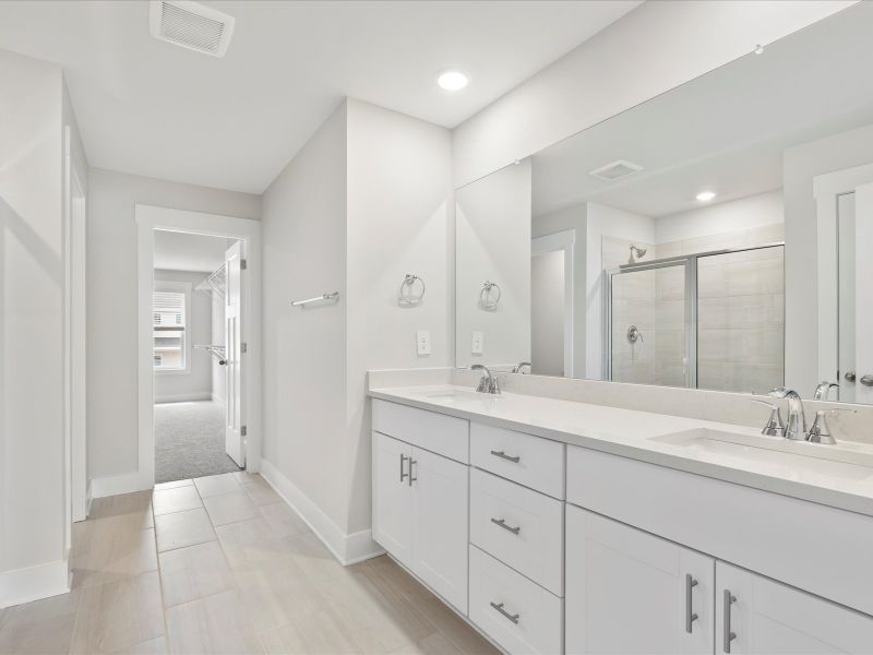 Furnished interior view inside a new home in Cedar Shoals - Signature Collection, Piedmont (Image 6).