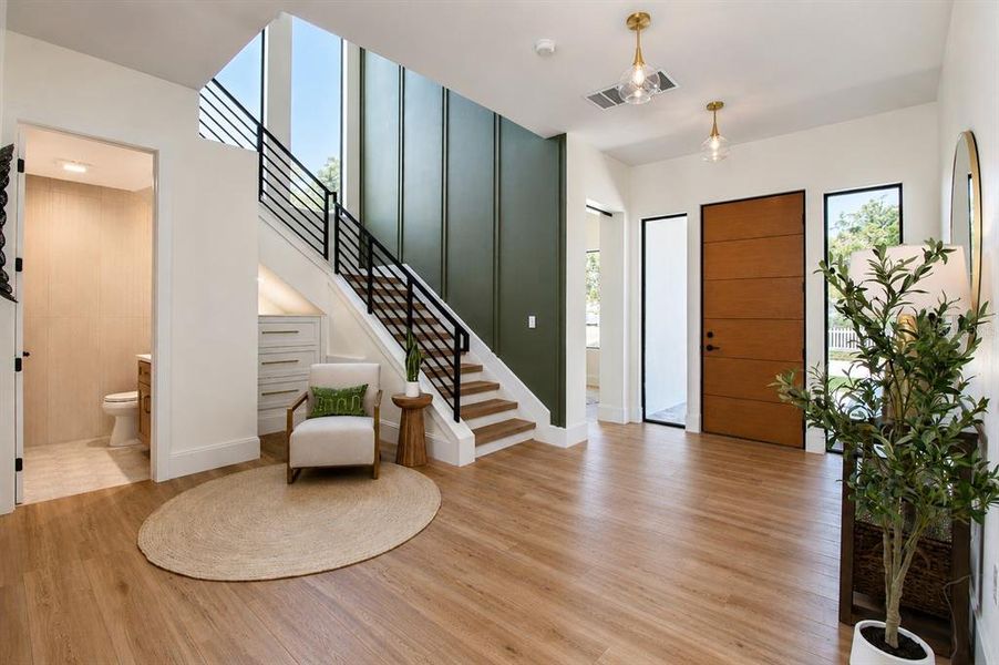 Furnished interior view inside a new home in , Sarasota (Image 45).