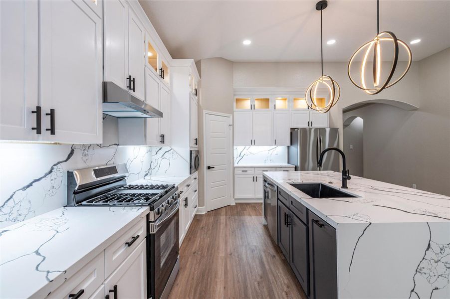 Furnished interior view inside a new home in , Houston (Image 7).