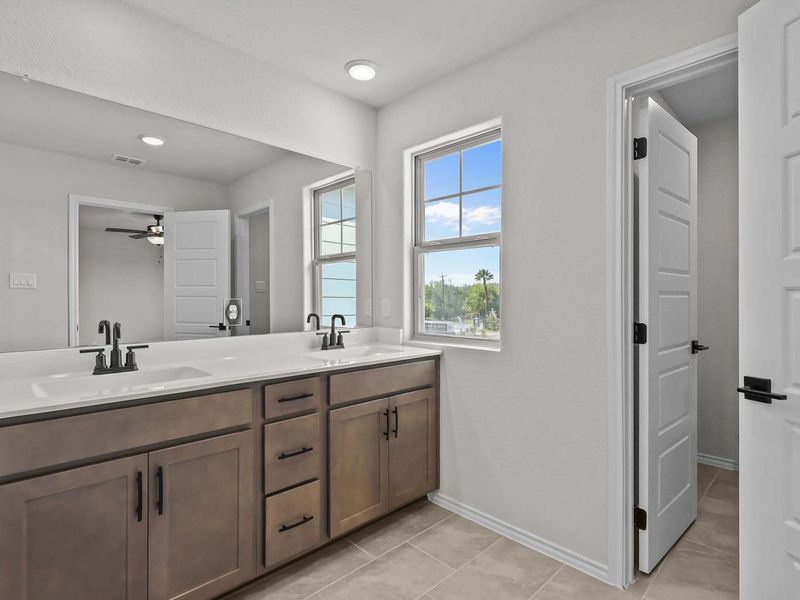 Representative furnished interior of a home built from the The Florence B by Davidson Homes LLC in Cedar Heights, San Antonio (Image 10).
