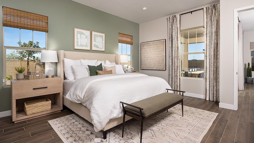 Furnished interior view inside a new home in Legado, Queen Creek (Image 8).