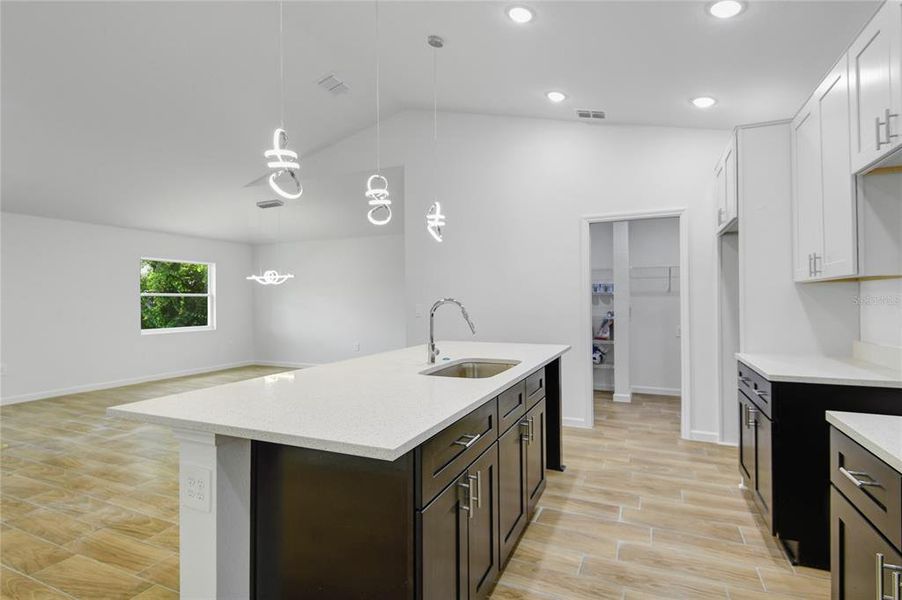 Furnished interior view inside a new home in , Kissimmee (Image 11). Furnished interior view inside a new home in , Kissimmee (Image 11).