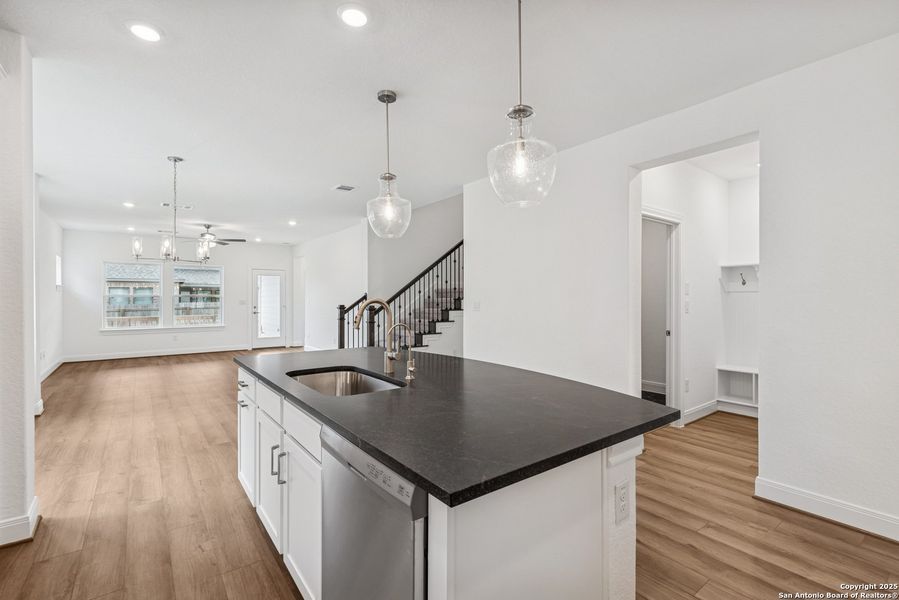 Furnished interior view inside a new home in Ladera - High Point 45', San Antonio (Image 4). Furnished interior view inside a new home in Ladera - High Point 45', San Antonio (Image 4).