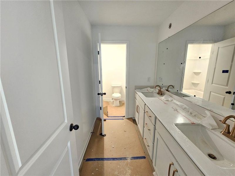 In-progress construction of a new home in The Estates at Casteel, Bethlehem, GA (Image 16).