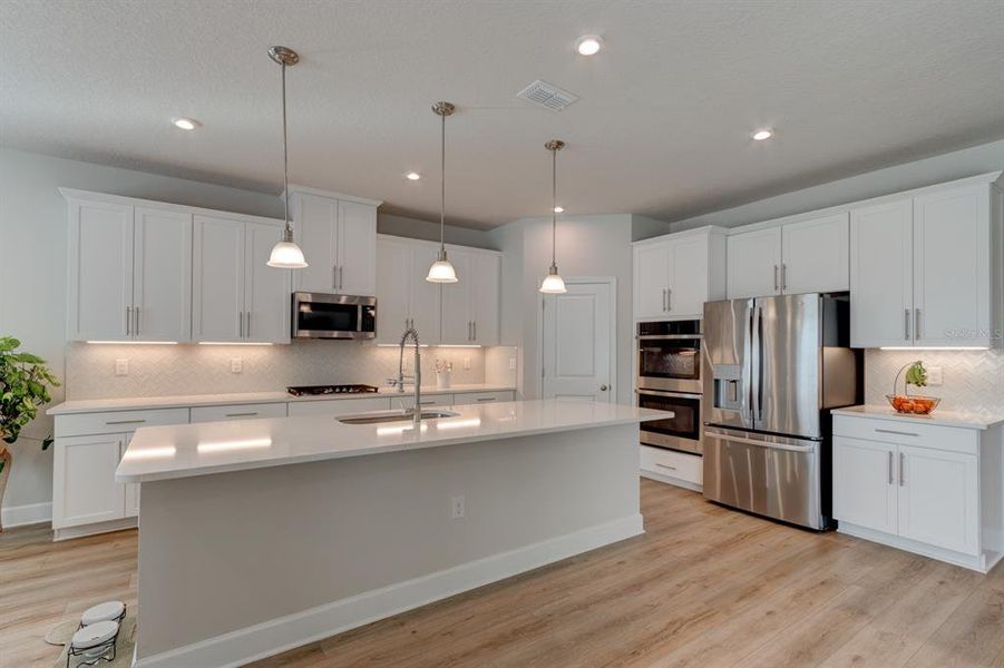 Furnished interior view inside a new home in Copper Creek, New Smyrna Beach (Image 7). Furnished interior view inside a new home in Copper Creek, New Smyrna Beach (Image 7).