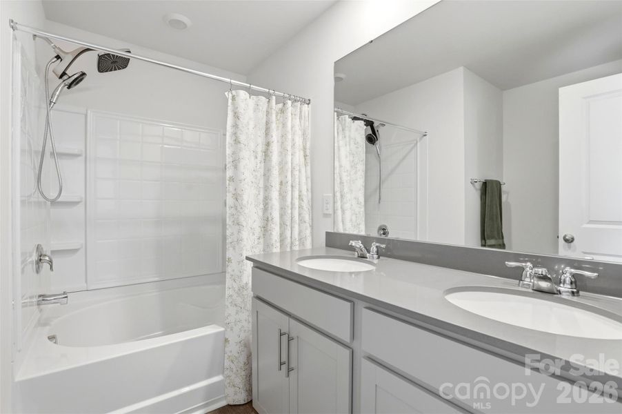 Furnished interior view inside a new home in Secrest Commons, Monroe (Image 30).