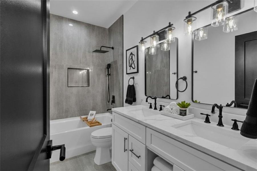 Furnished interior view inside a new home in , Hoschton (Image 9). Furnished interior view inside a new home in , Hoschton (Image 9).