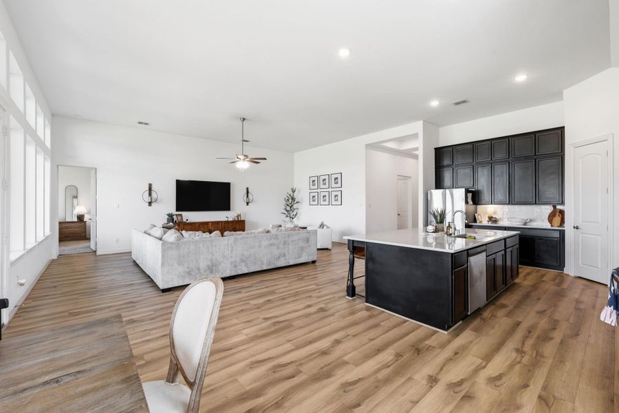 Furnished interior view inside a new home in , Old River-Winfree (Image 6).
