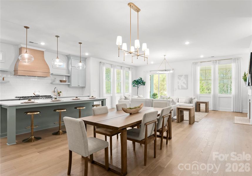 Furnished interior view inside a new home in , Locust (Image 13).