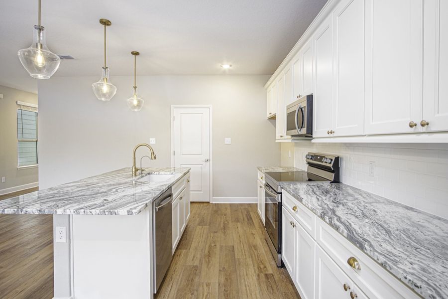 Representative furnished interior of a home built from the The Osbourne by Rosehaven Homes in Magnolia Village, San Antonio (Image 8).