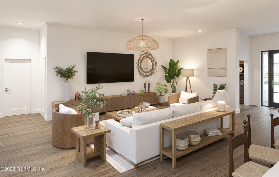 Furnished interior view inside a new home in , Ponte Vedra Beach (Image 11).