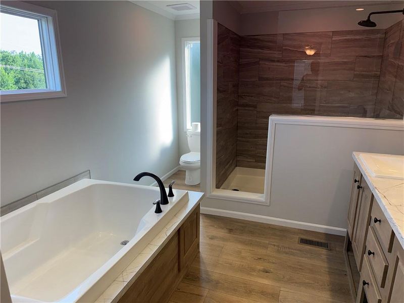 Furnished interior view inside a new home in , Clarkesville (Image 7).