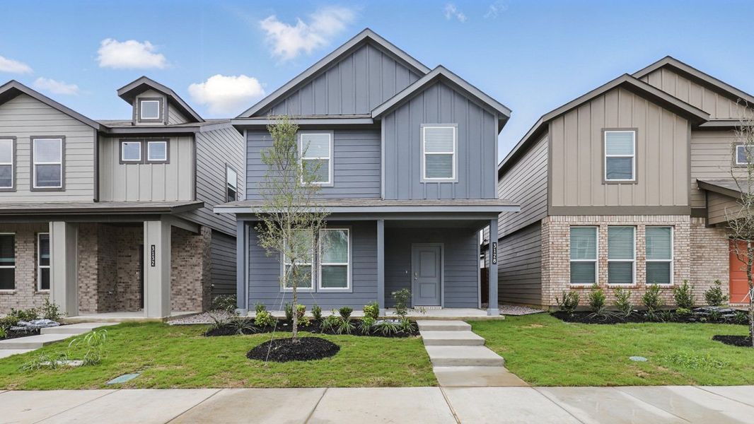 Representative exterior photo of a completed home built from the CASHEW by D.R. Horton in Orchard Village, Fort Worth, TX (Image 2). Representative exterior photo of a completed home built from the CASHEW by D.R. Horton in Orchard Village, Fort Worth, TX (Image 2).