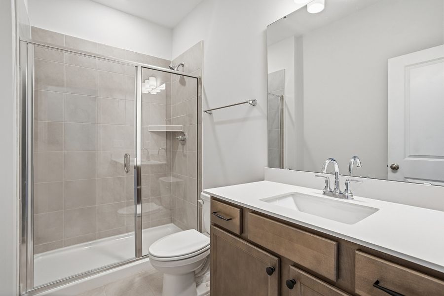 Furnished interior view inside a new home in Sweetbrier, Durham (Image 11).