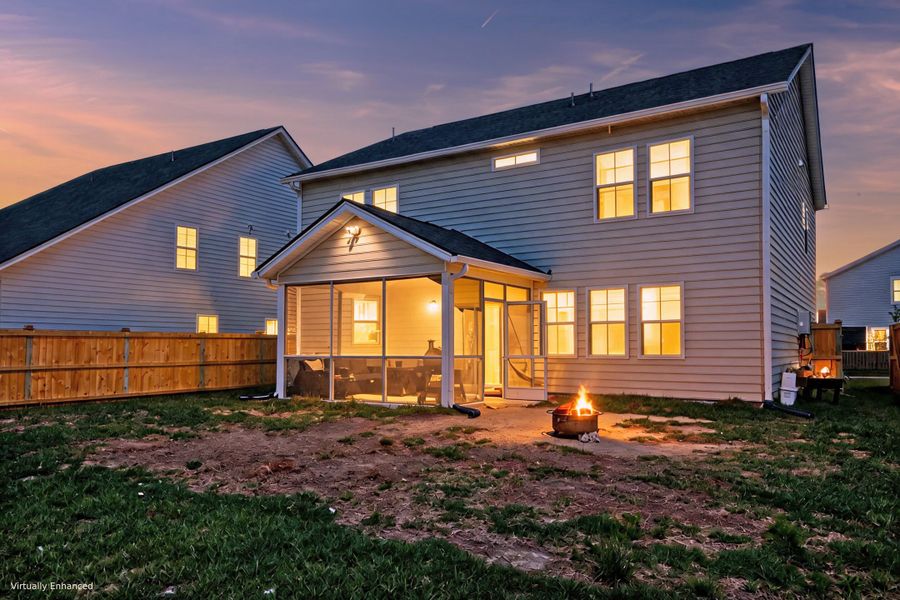 Exterior details and patio area of a home in Heron's Walk at Summers Corner, Summerville (Image 27).