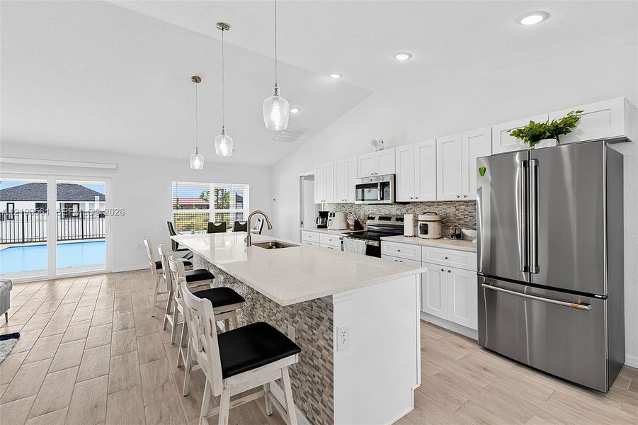 Furnished interior view inside a new home in , Cape Coral (Image 11).
