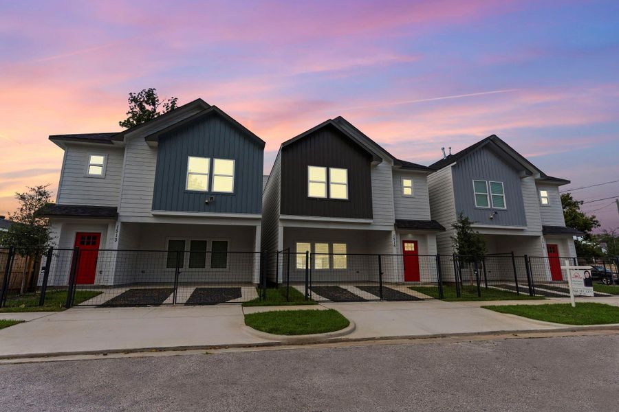 Front exterior of a new home in , Houston, TX, highlighting curb appeal (Image 2). Front exterior of a new home in , Houston, TX, highlighting curb appeal (Image 2).